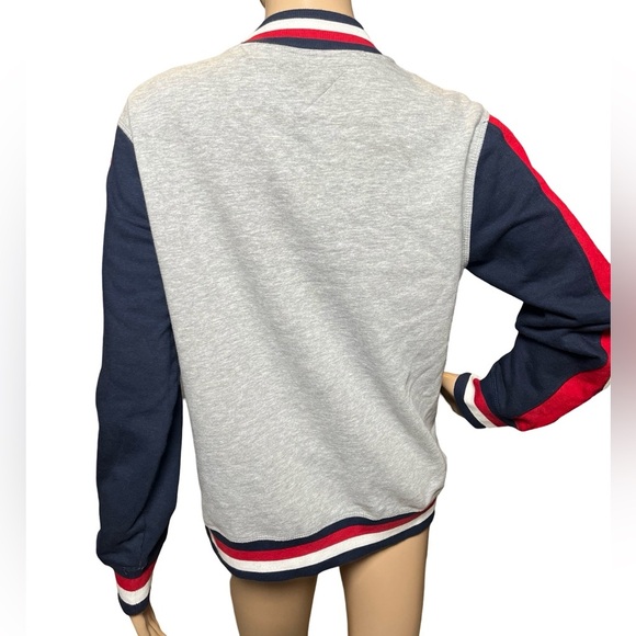 Tommy Hilfiger Letterman Varsity Sewn Letter H Soft Lined Jacket Sz Lge (16-18) - Picture 8 of 11